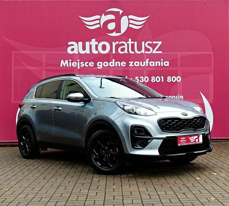 Szary Używany 2021 Kia Sportage SUV | 68 500 zł (Dobra cena) - Obraz 1/4