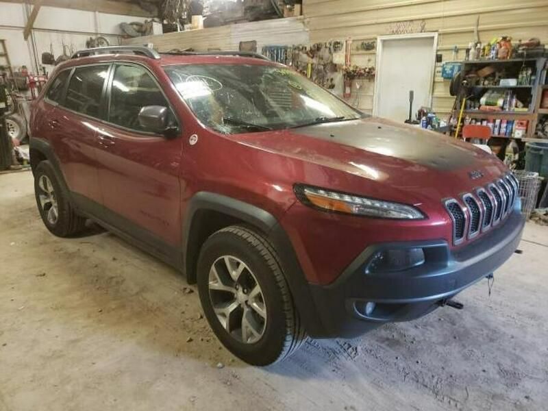 Używany Jeep Cherokee Trailhawk 271 KM (199 kW) 2017 Czerwony SUV
