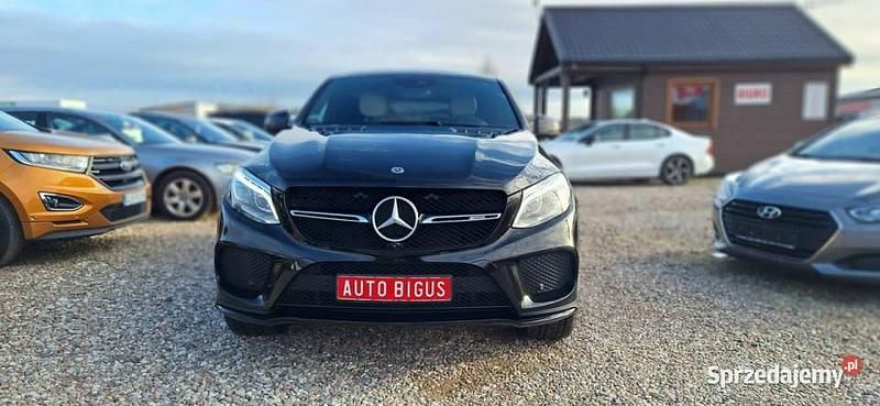 Czarny (metalik) Używany 2018 Mercedes GLE43 AMG AMG Coupe | 229 900 zł - Obraz 1/4