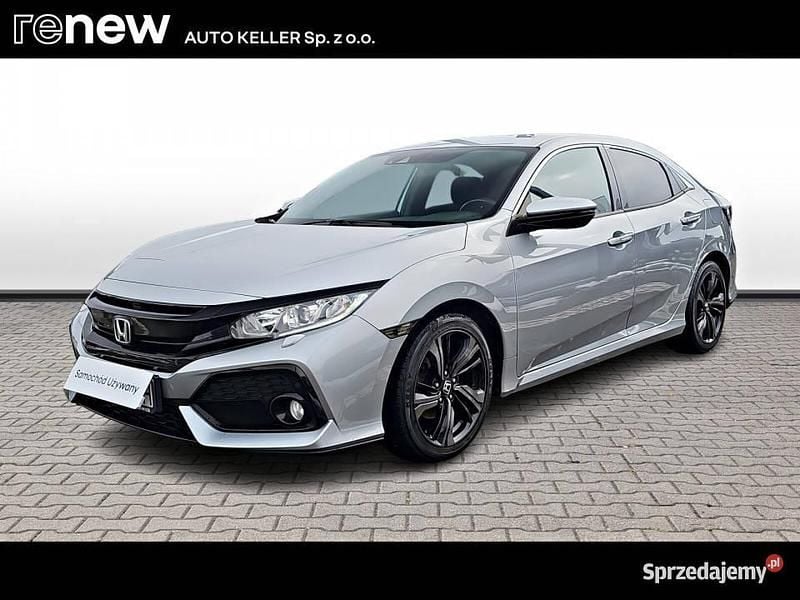 Srebrny Używany 2017 Honda Civic Hatchback | 47 000 zł (Uczciwa cena) - Obraz 1/4