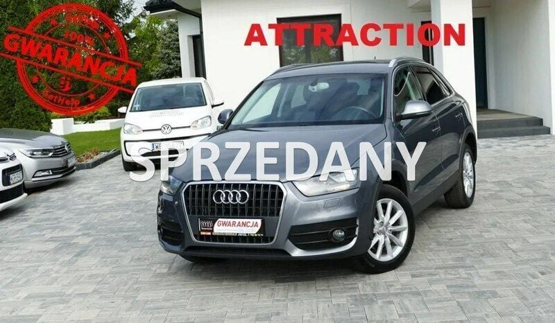 Szary (metalik) Używany 2012 Audi Q3 SUV | 45 500 zł (Uczciwa cena) - Obraz 1/4