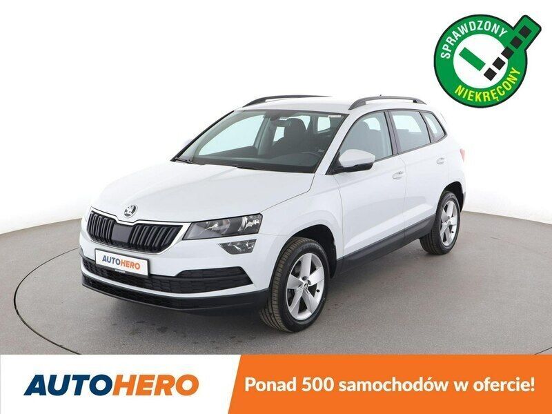Biały Używany 2019 Skoda Karoq SUV | 67 500 zł (Drogi) - Obraz 1/2