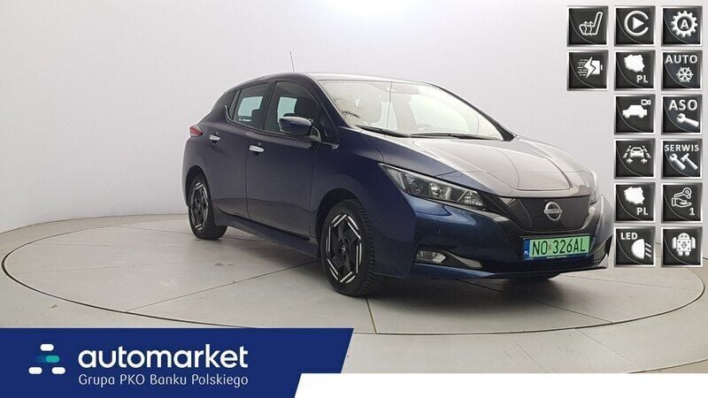 Niebieski ciemny Używany 2023 Nissan Leaf Hatchback | 83 850 zł (Uczciwa cena) - Obraz 1/4