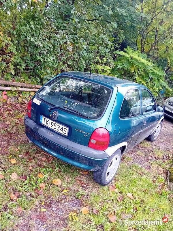 Zielony Używany 1998 Opel Corsa Hatchback | 3500 zł - Obraz 1/4