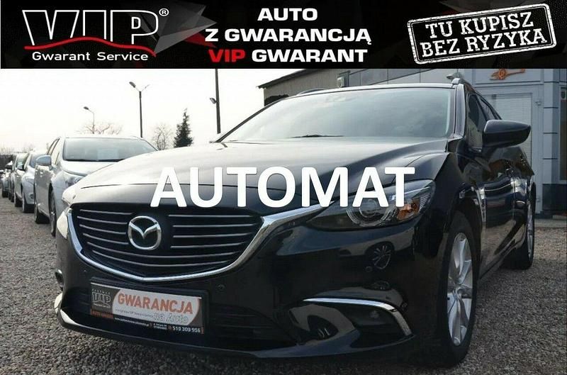 Czarny Używany 2015 Mazda 6 Sedan/Limuzyna | 46 500 zł (Uczciwa cena) - Obraz 1/4