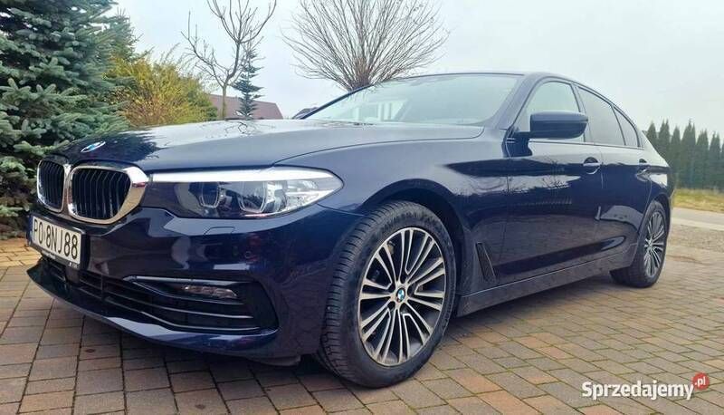 Granatowy Używany 2019 BMW 525 Sport Line Sedan/Limuzyna | 120 000 zł - Obraz 1/4