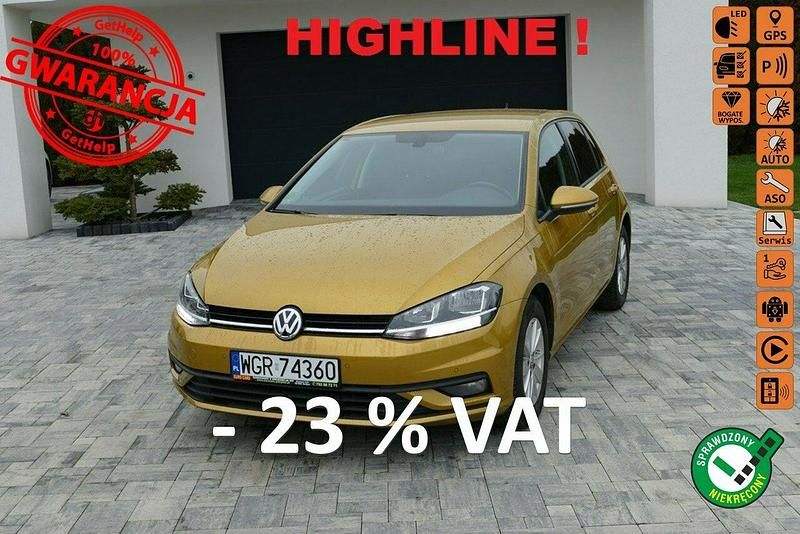 Używany VW Golf VII 115 KM (84 kW) 2019 Żółtozłoty Hatchback