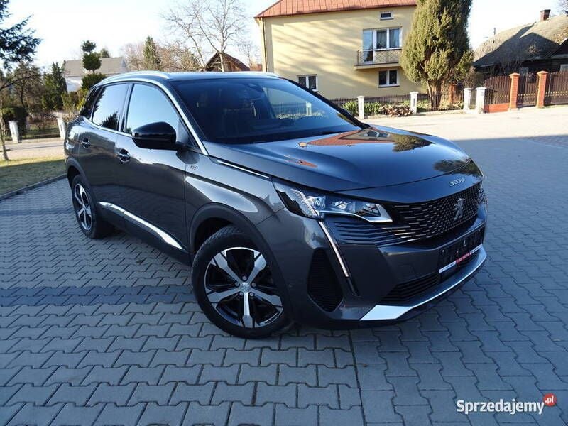 Szary Używany 2021 Peugeot 3008 GT SUV | 79 999 zł (Uczciwa cena) - Obraz 1/4