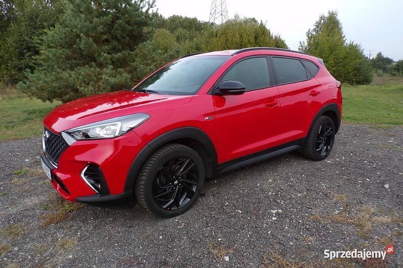 Czerwony Używany 2020 Hyundai Tucson N Line SUV | 81 000 zł (Uczciwa cena) - Obraz 1/4