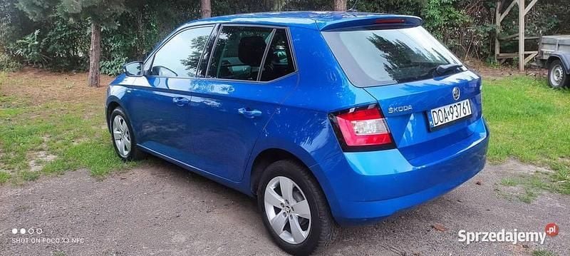 Niebieski Używany 2018 Skoda Fabia Clever Hatchback | 31 999 zł (Uczciwa cena) - Obraz 1/4