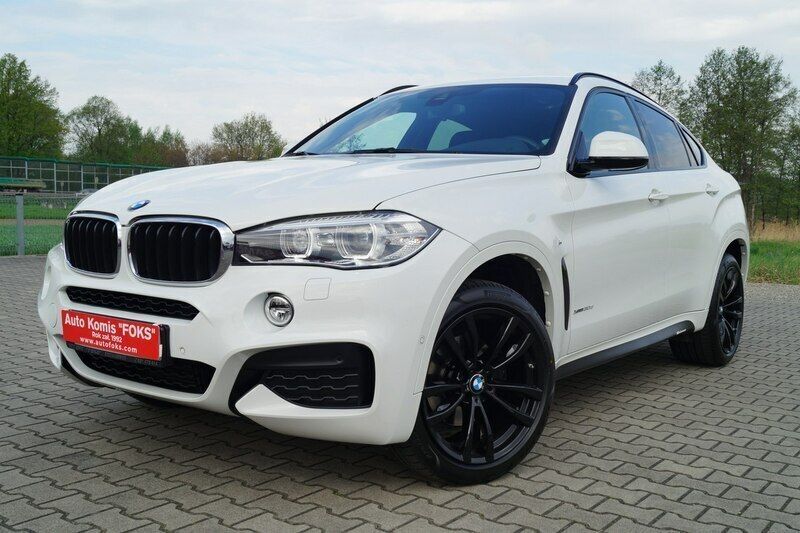 Biały (metalik) Używany 2017 BMW X6 SUV | 169 900 zł (Dość drogi) - Obraz 1/4