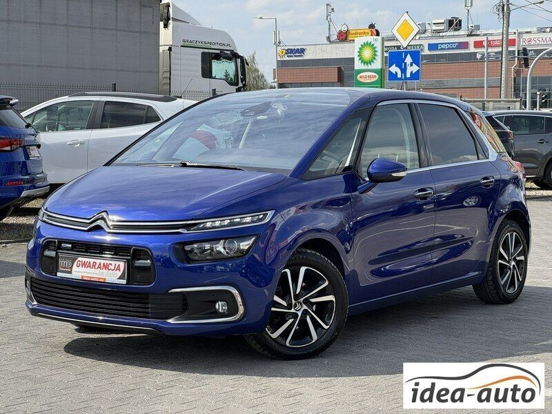 Niebieski Używany 2017 Citroën C4 Picasso Minivan | 38 900 zł (Uczciwa cena) - Obraz 1/4