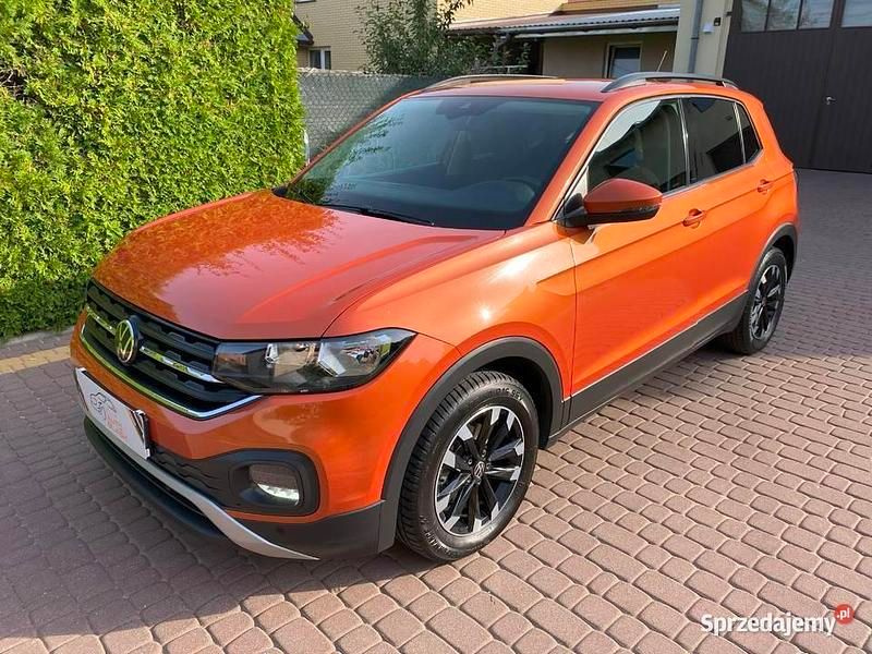 Pomarańczowy Używany 2021 VW T-Cross Life SUV | 58 900 zł - Obraz 1/4