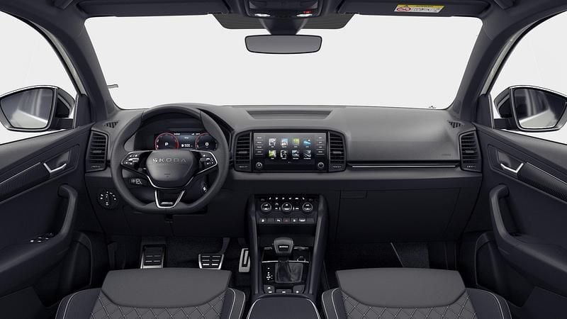 Szary steel niemetalizowany Nowe 2026 Skoda Karoq SportLine SUV | 165 400 zł (Uczciwa cena) - Obraz 1/1