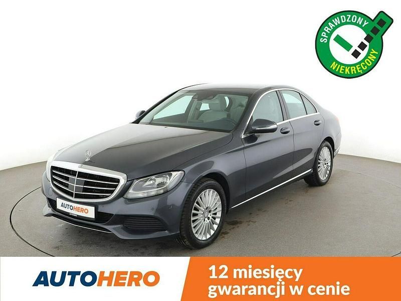 Szary Używany 2014 Mercedes C180 Sedan/Limuzyna | 61 800 zł (Uczciwa cena) - Obraz 1/3