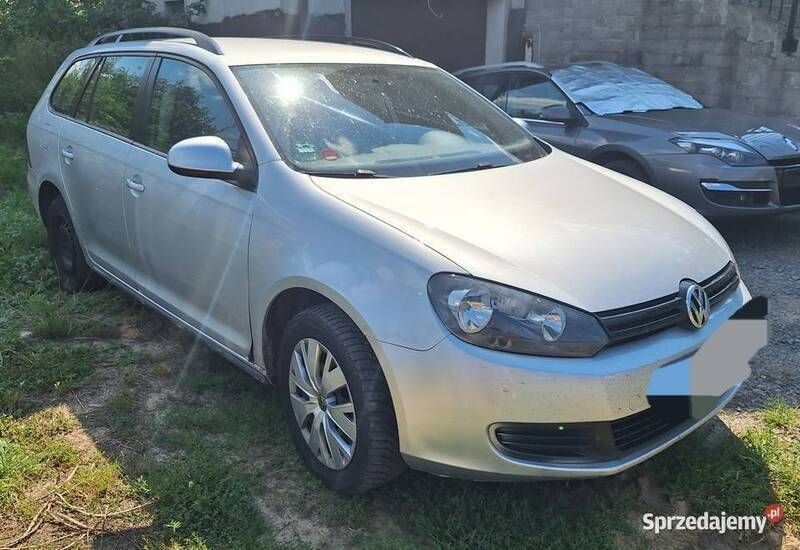 Srebrny Używany 2010 VW Golf VI Kombi | 23 500 zł (Uczciwa cena) - Obraz 1/4