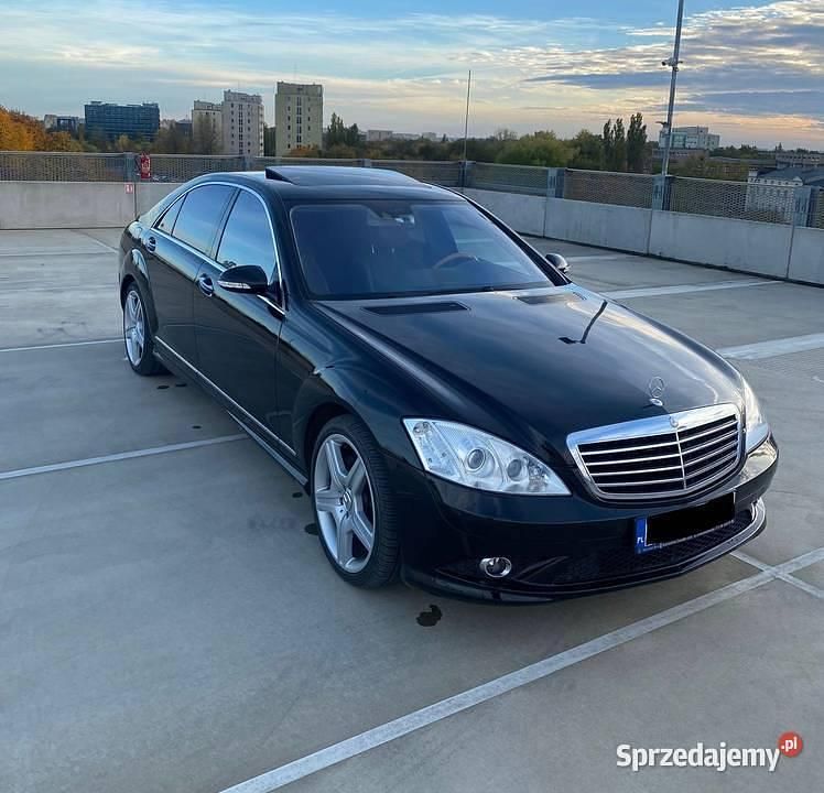 Czarny Używany 2006 Mercedes S500L Sedan/Limuzyna | 81 000 zł - Obraz 1/4