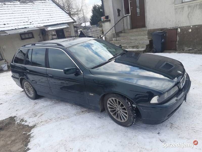 Zielony Używany 2001 BMW 520 Kombi | 4400 zł - Obraz 1/4