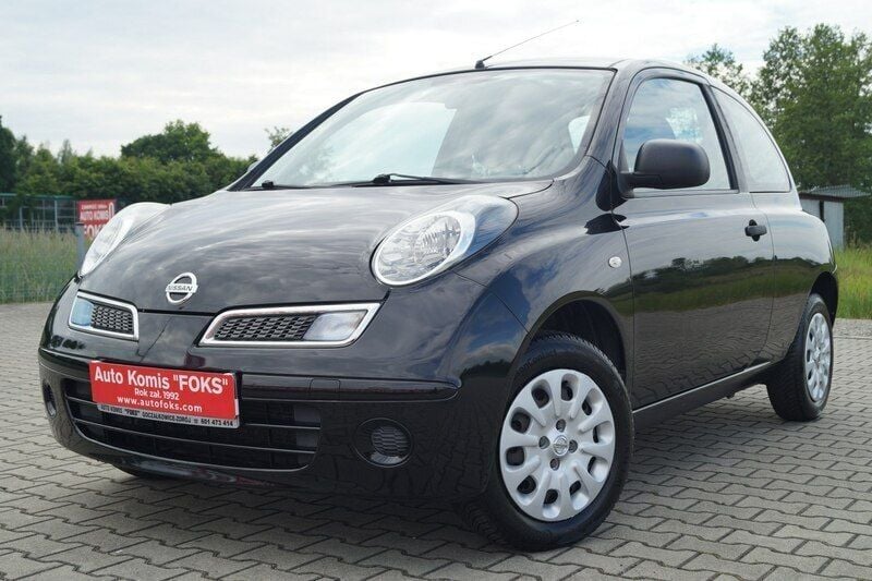 Czarny (metalik) Używany 2010 Nissan Micra Hatchback | 14 600 zł (Uczciwa cena) - Obraz 1/4