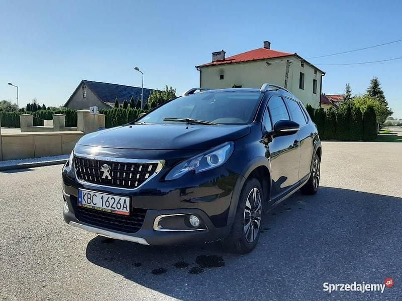 Czarny Używany 2016 Peugeot 2008 SUV | 27 500 zł (Dobra cena) - Obraz 1/4