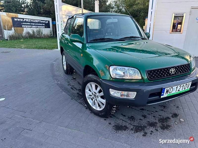 Zielony Używany 1999 Toyota RAV4 SUV | 17 500 zł - Obraz 1/4