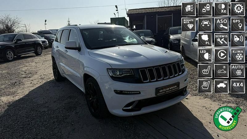 Biały Używany 2013 Jeep Grand Cherokee SRT SUV | 129 777 zł (Dość drogi) - Obraz 1/4