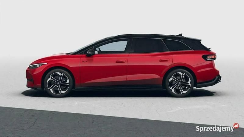 Nowe VW ID.7 GTX 250 kW (340 KM) 2026 Czerwony Kombi