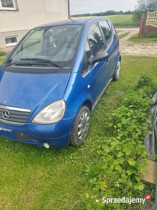 Niebieski Używany 2000 Mercedes A160 Minivan | 1550 zł - Obraz 1/4