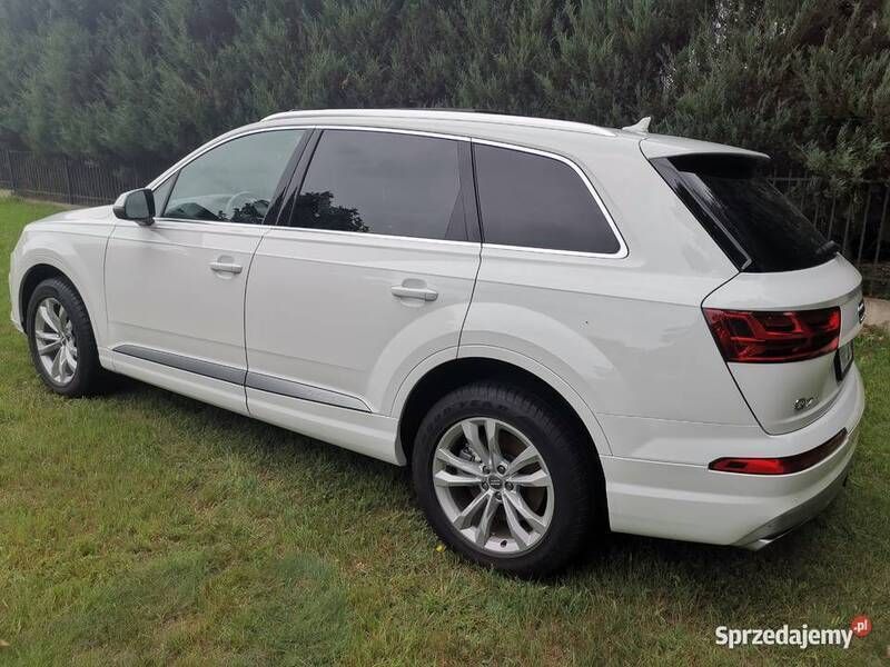 Biały Używany 2018 Audi Q7 Premium Plus SUV | 149 000 zł - Obraz 1/4