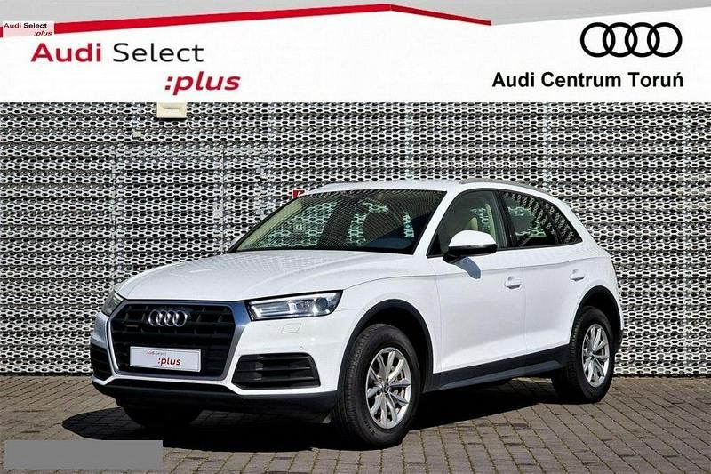 Biały Używany 2018 Audi Q5 Comfort SUV | 161 900 zł - Obraz 1/1