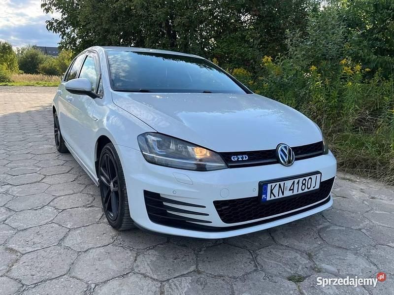 Biały Używany 2015 VW Golf VII GTD Hatchback | 52 900 zł (Uczciwa cena) - Obraz 1/4