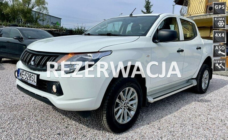 Biały Używany 2018 Mitsubishi L200 Pickup | 99 900 zł - Obraz 1/4
