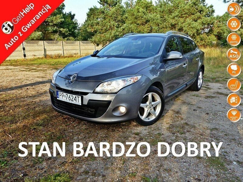 Szary Używany 2010 Renault Mégane GrandTour Kombi | 17 990 zł (Dobra cena) - Obraz 1/4