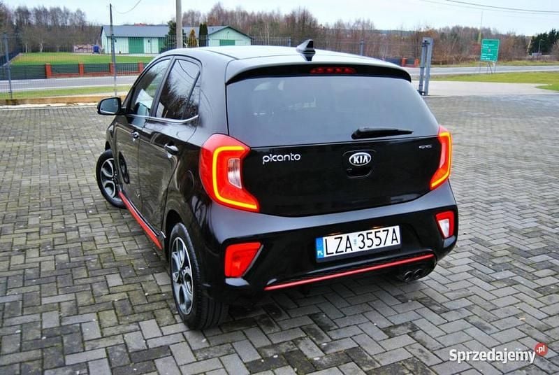 Czarny (metalik) Używany 2019 Kia Picanto GT-Line Hatchback | 34 900 zł (Dobra cena) - Obraz 1/4