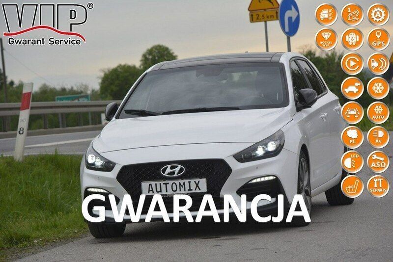 Biały Używany 2019 Hyundai i30 Turbo Hatchback | 62 300 zł (Uczciwa cena) - Obraz 1/4