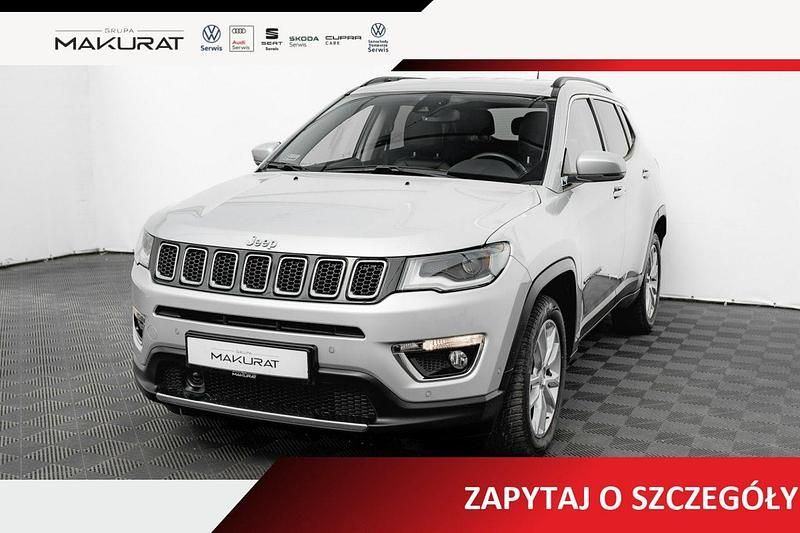 Srebrny Używany 2021 Jeep Compass Limited SUV | 89 850 zł (Uczciwa cena) - Obraz 1/4