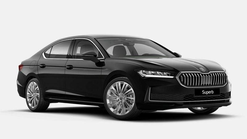Nowe Skoda Superb 115 KM (84 kW) 2025 Czarny Sedan/Limuzyna