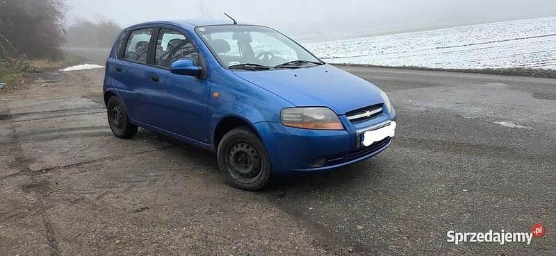 Niebieski Używany 2005 Chevrolet Kalos Sedan/Limuzyna | 2500 zł - Obraz 1/4