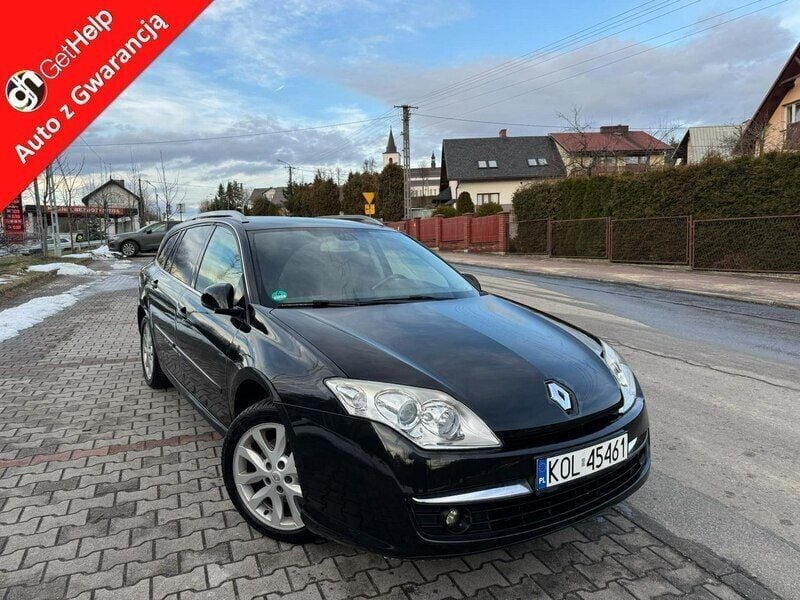 Niebieski Używany 2008 Renault Laguna III Sedan/Limuzyna | 16 990 zł - Obraz 1/4