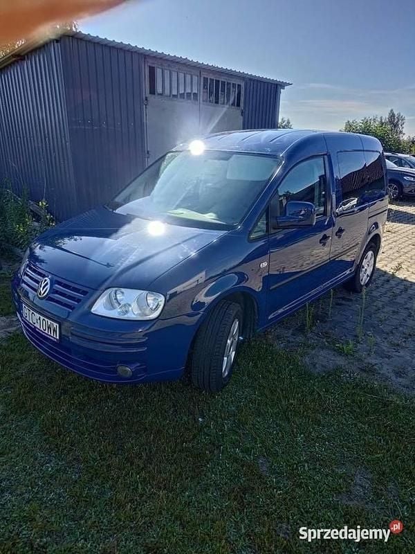 Niebieski Używany 2007 VW Caddy Life Minivan | 13 000 zł (Super Cena) - Obraz 1/4