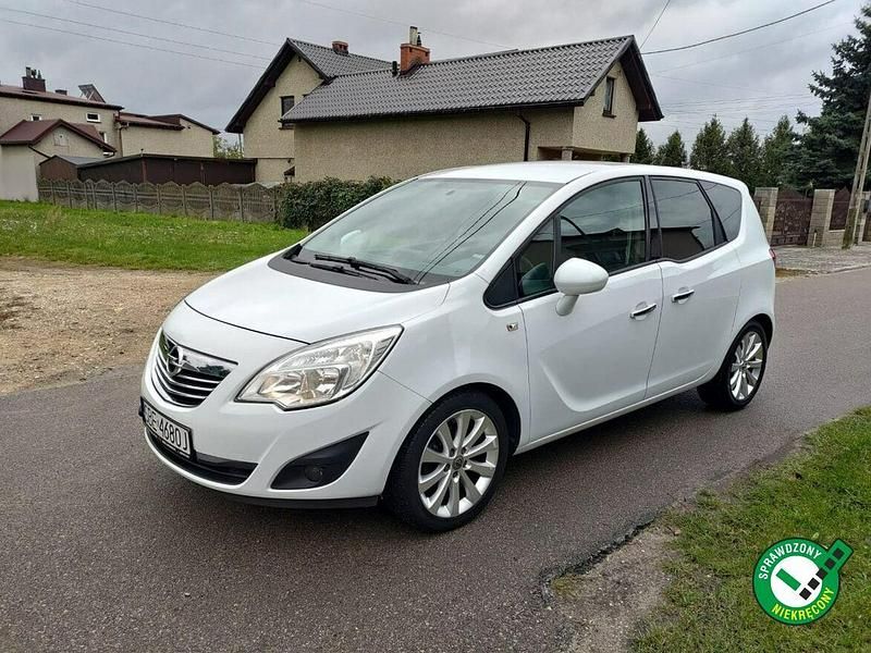 Biały (metalik) Używany 2012 Opel Meriva Cosmo Minivan | 22 800 zł (Uczciwa cena) - Obraz 1/4