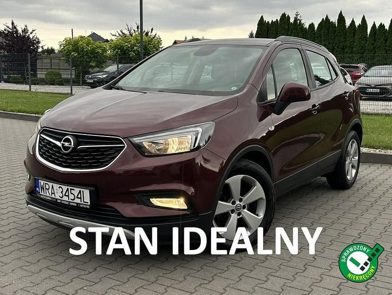 Bordowy (metalik, perła) Używany 2018 Opel Mokka SUV | 57 900 zł (Uczciwa cena) - Obraz 1/4
