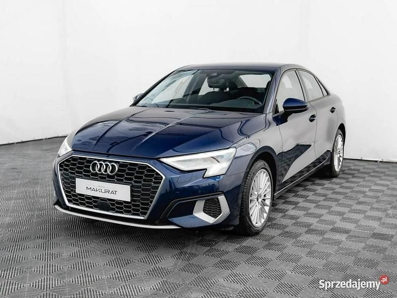 Niebieski (metalik) Używany 2023 Audi A3 Advanced Sedan/Limuzyna | 104 850 zł (Uczciwa cena) - Obraz 1/4