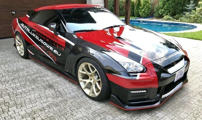 Używany Nissan GT-R GT 2018 Czerwony Coupe
