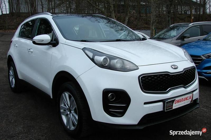 Biały Używany 2018 Kia Sportage 2 SUV | 64 900 zł (Uczciwa cena) - Obraz 1/4