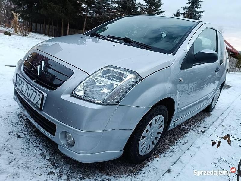 Srebrny Używany 2007 Citroën C2 VTR Sport Hatchback | 9900 zł - Obraz 1/4