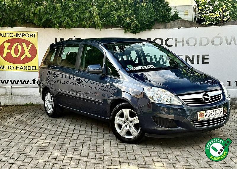 Niebieski ciemny (metalik) Używany 2009 Opel Zafira Minivan | 13 900 zł (Uczciwa cena) - Obraz 1/4