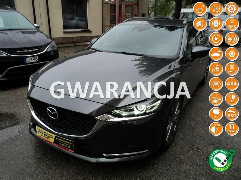 Grafitowy Używany 2018 Mazda 6 Kombi | 99 000 zł - Obraz 1/4