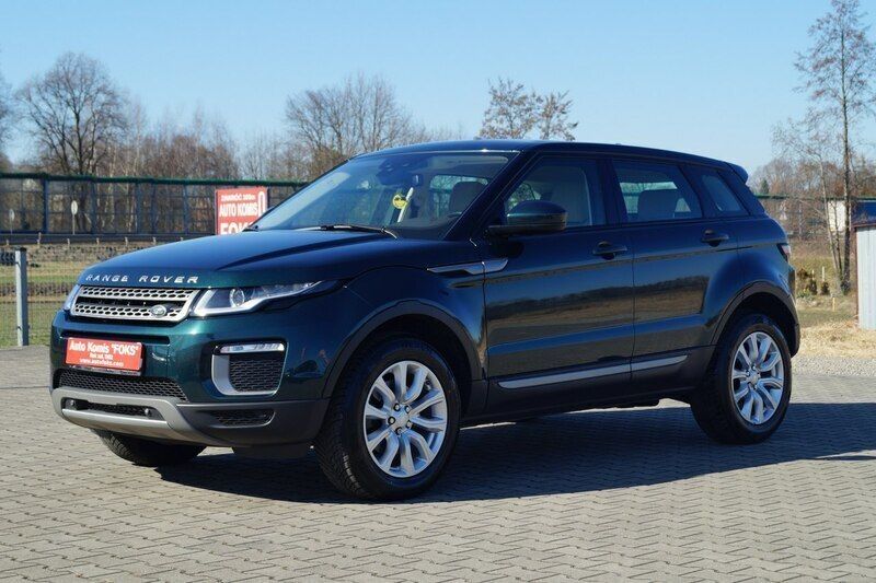 Zielony Używany 2016 Land Rover Range Rover evoque SUV | 67 900 zł - Obraz 1/4