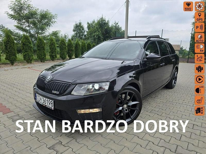 Czarny (metalik) Używany 2016 Skoda Octavia Kombi | 47 990 zł (Uczciwa cena) - Obraz 1/4